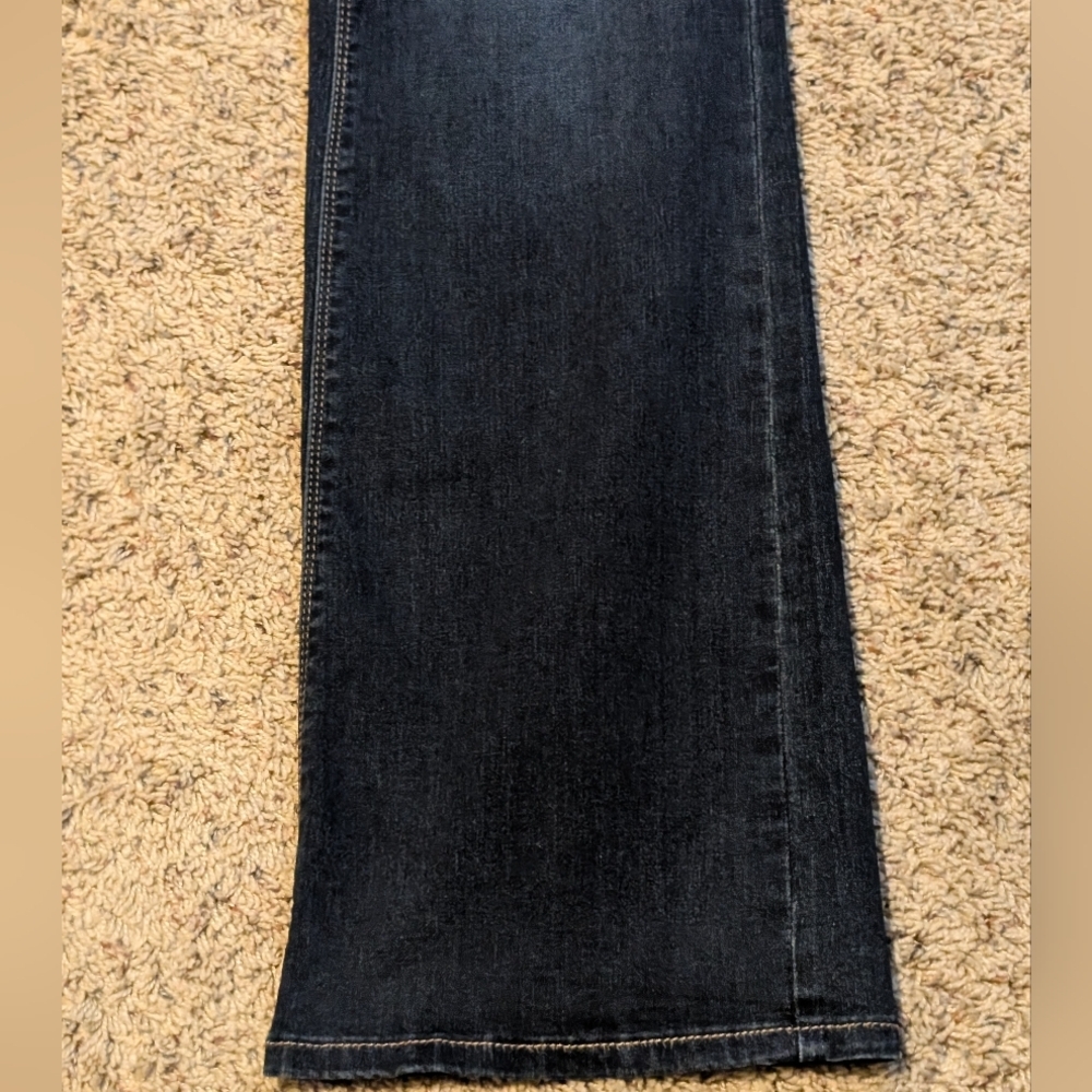 ROYALTY BY YMI STRETCH Boot cut JEANS Bling Pockets Sz 14 - Picture 6 of 9